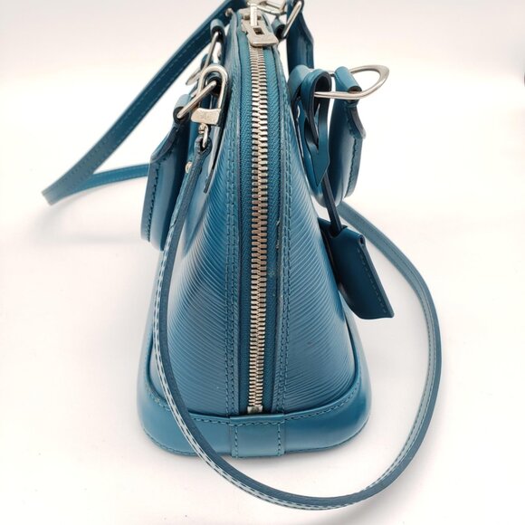 100% Authentic Louis Vuitton Alma Bb Epi Leather Satchel Bag 480-081024 - Picture 4 of 16